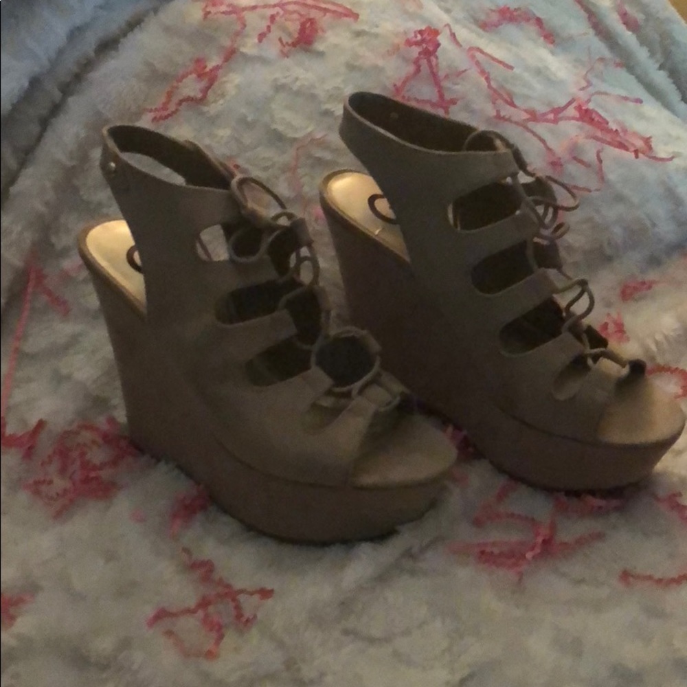Guess wedge heels